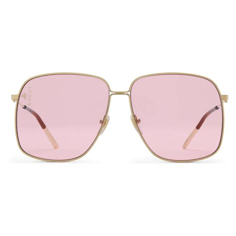 occhiali gucci lenti rosa